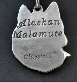 Alaskan Malamute naszyjnik posrebrzany Art-Dog